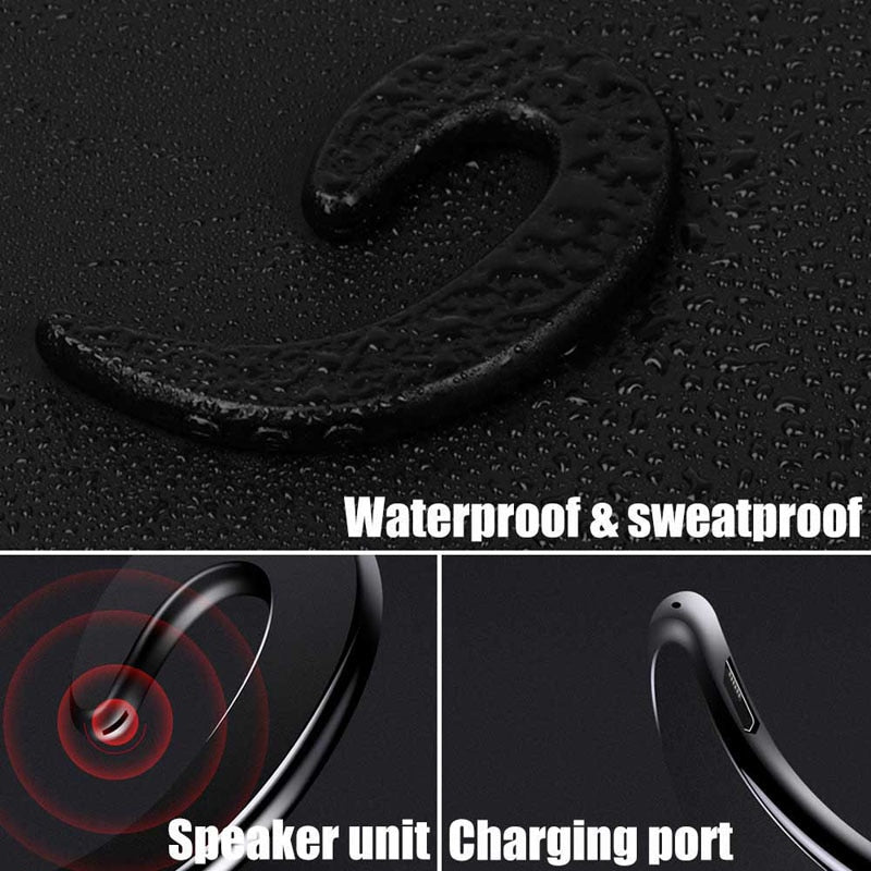 (free shipping）K8 Bone Conduction Earhook Wireless Bluetooth Earphone