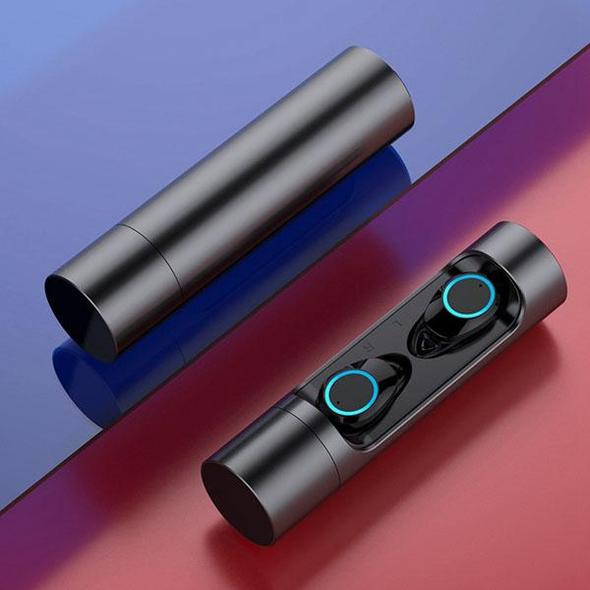 True Wireless Earbuds Bluetooth 5.0 Earphones with MIC Stereo HIFI Music IPX7 Support Touch Control 1000mAh Charging Box