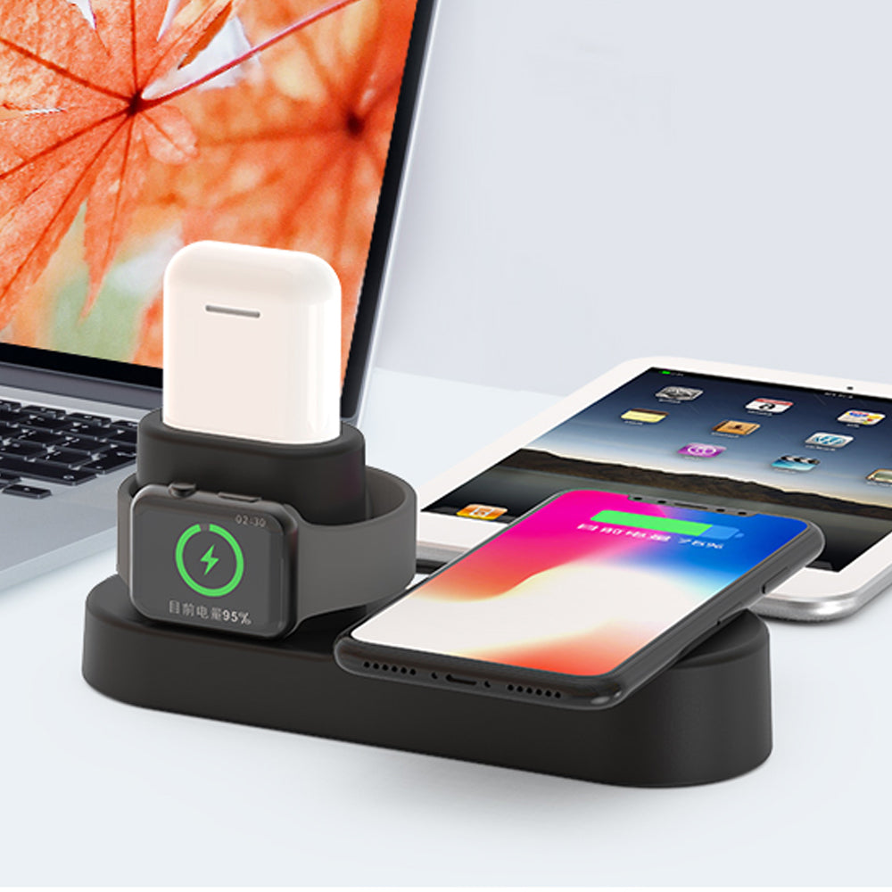4 in 1 Wireless fast Charger Holder